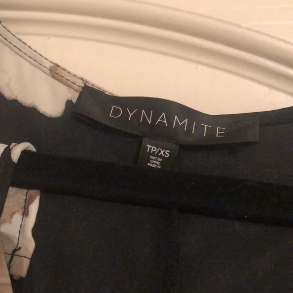 Dynamite Floral Wrap Dress - Picture 3 of 3